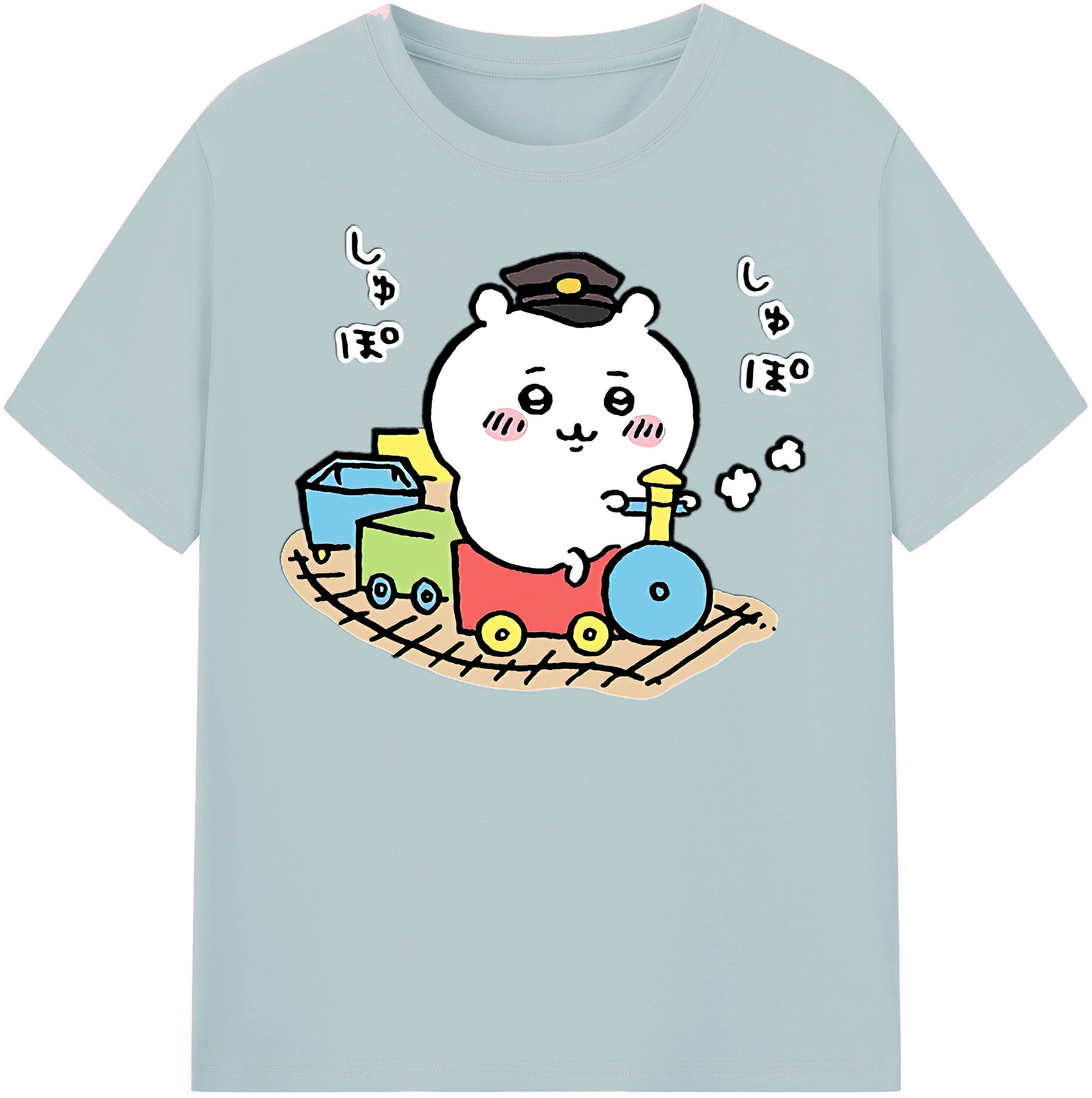 （画像用） ちいかわ ちいかわ Chii-kawa chiikawa 綿100％半袖Tシャツ（フロントプリント）
